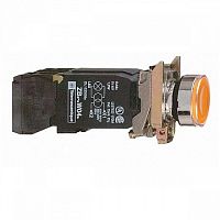 Кнопка Harmony 22 мм² 120В, IP66, Оранжевый | код. XB4BW3535 | Schneider Electric